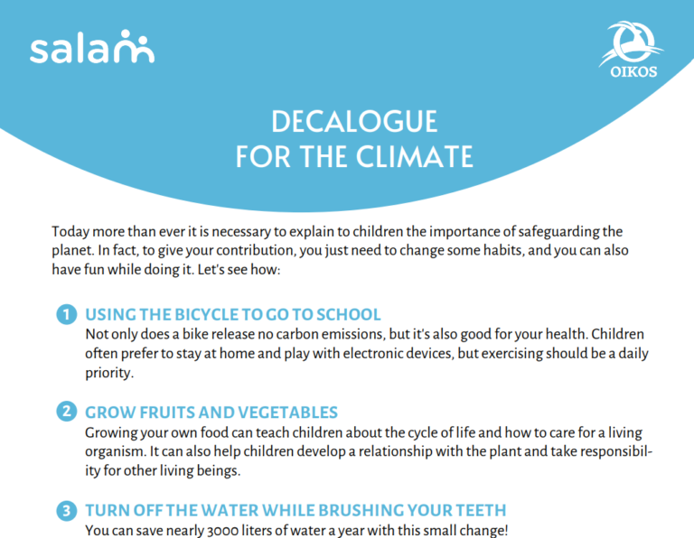 10 Simple Actions for the Climate: Building Sustainable Habits for Children