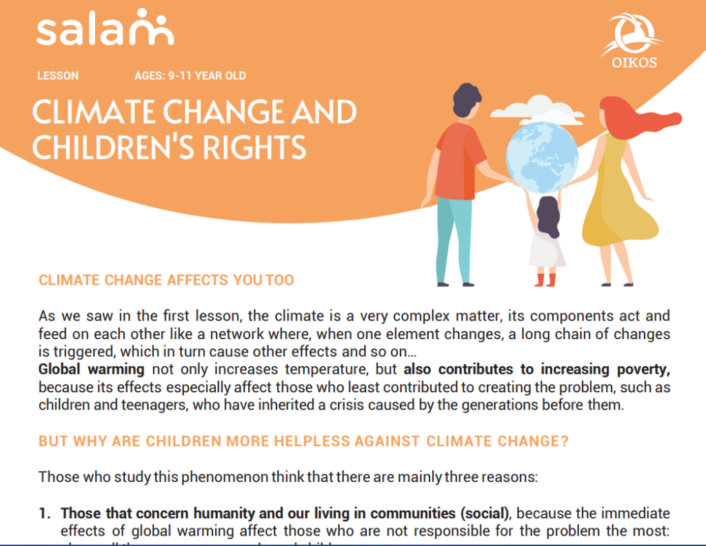 Climate Change And Children Rights